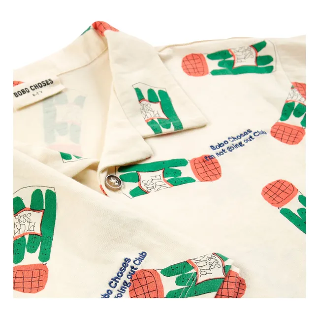 Pickles Organic Cotton Shirt and Short Set | Ecru