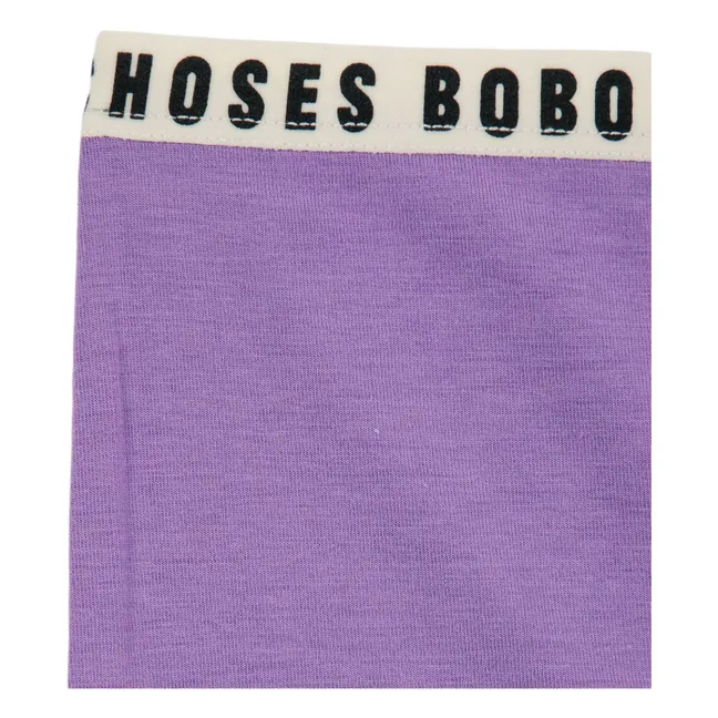 Shorty Bobo Choses Modal et Coton Bio | Violet