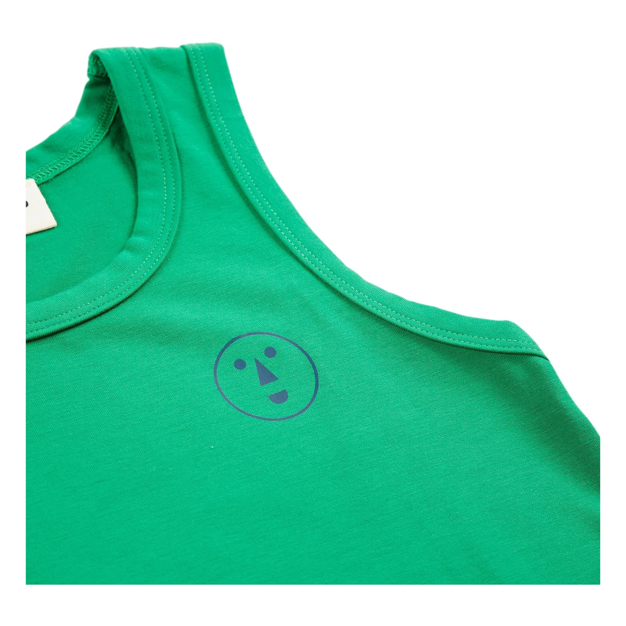 Débardeur Have Fun Face Modal et Coton Bio | Vert- Image produit n°4