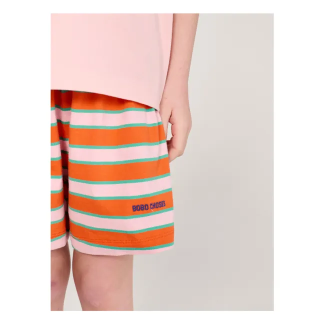 Ensemble T-shirt et Short Jam 26 Coton Bio | Rose