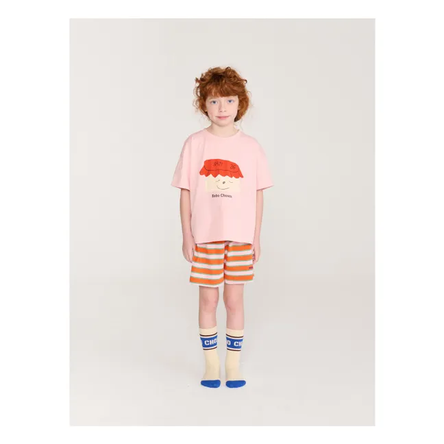 Ensemble T-shirt et Short Jam 26 Coton Bio | Rose