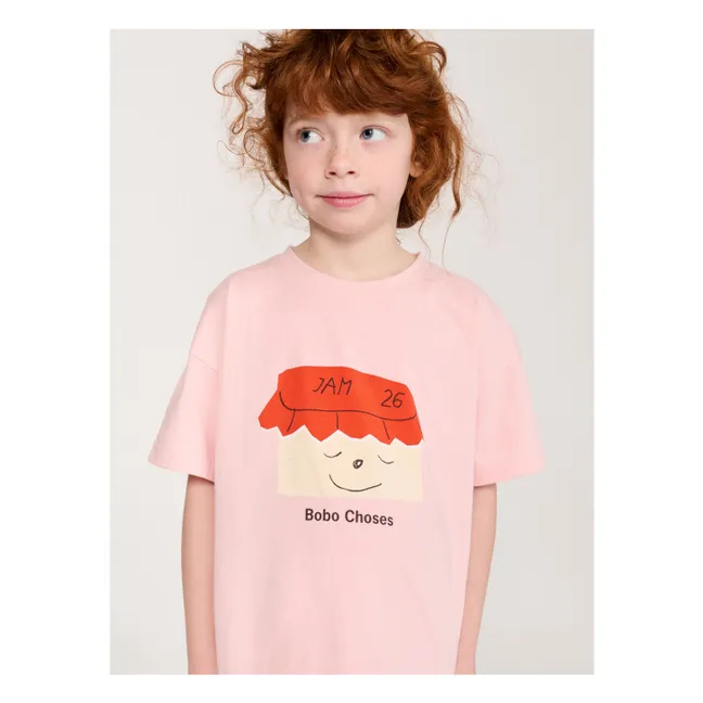 Ensemble T-shirt et Short Jam 26 Coton Bio | Rose