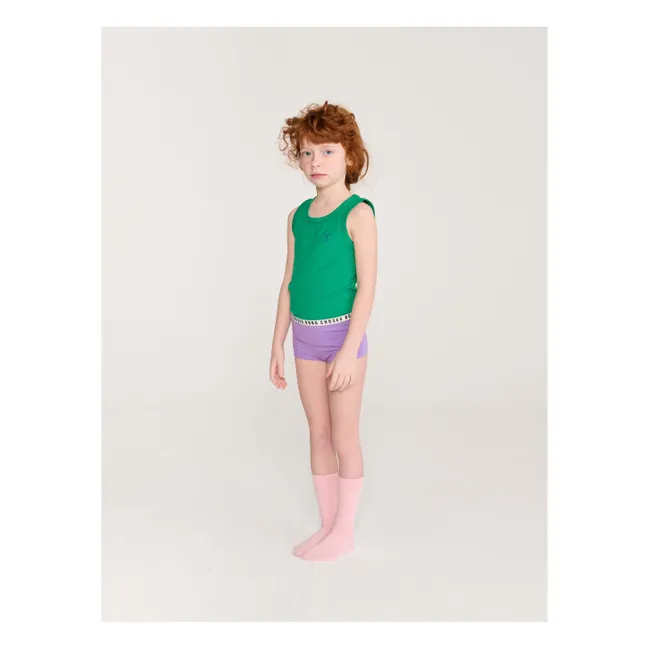 Shorty Bobo Choses Modal et Coton Bio | Violet