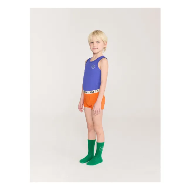 Have Fun Face Tanktop Modal und Bio-Baumwolle | Königsblau