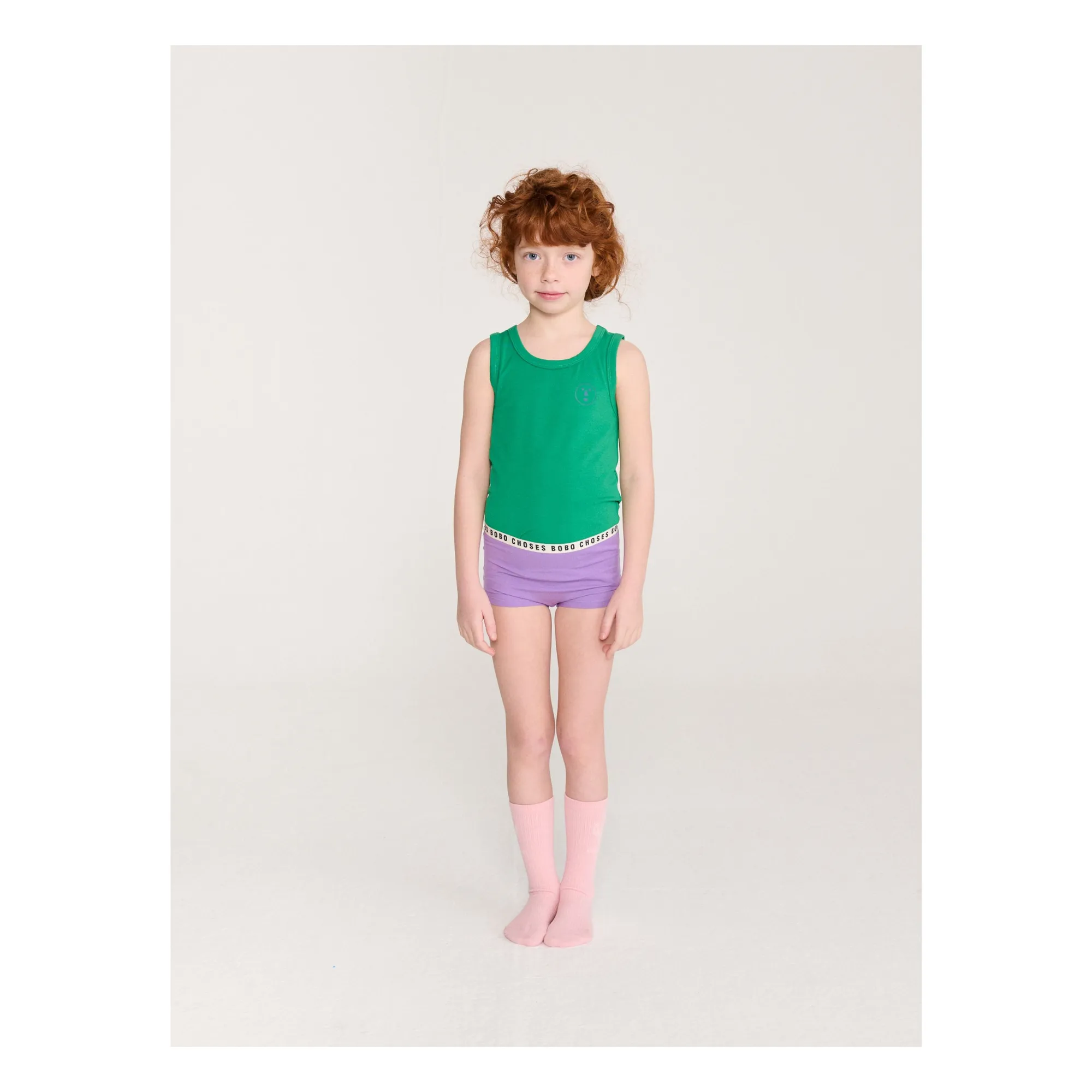 Débardeur Have Fun Face Modal et Coton Bio | Vert- Image produit n°2