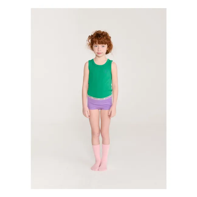 Shorty Bobo Choses Modal et Coton Bio | Violet