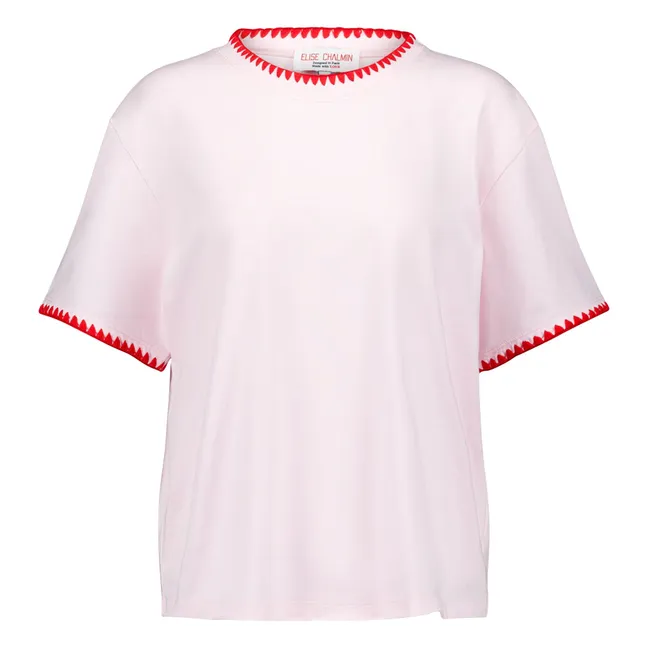 Camiseta Loicia de algodón | Rosa