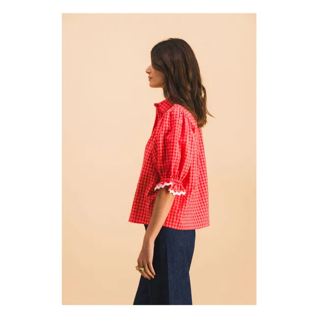 Chemise Jim Coton | Rouge
