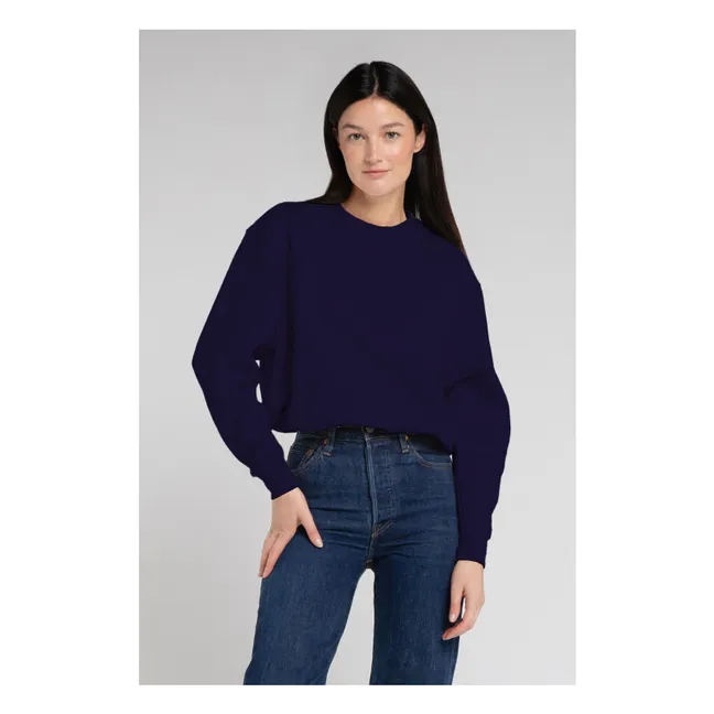 Sweat Luigi Coton | Bleu marine
