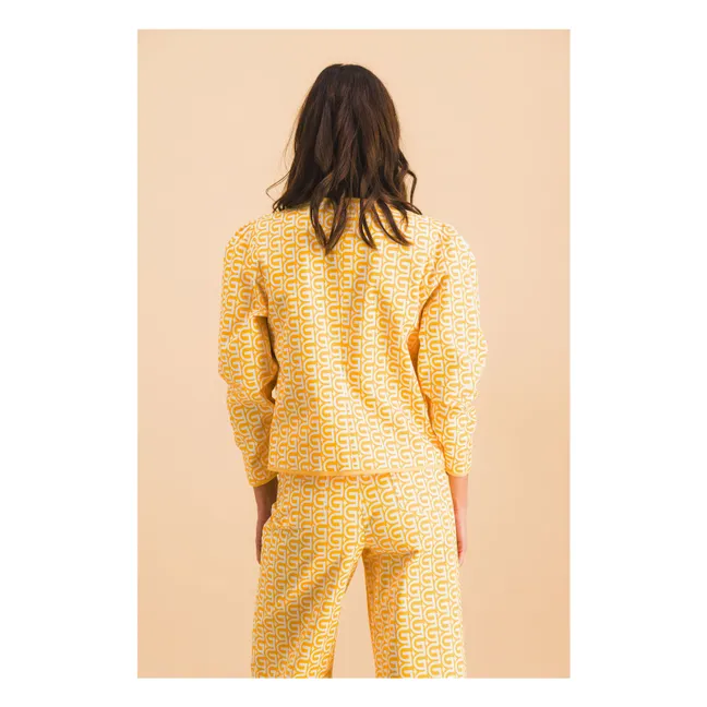 Diane Cotton Jacket | Yellow