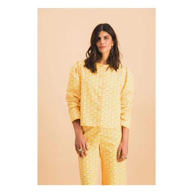 Diane Cotton Jacket | Yellow