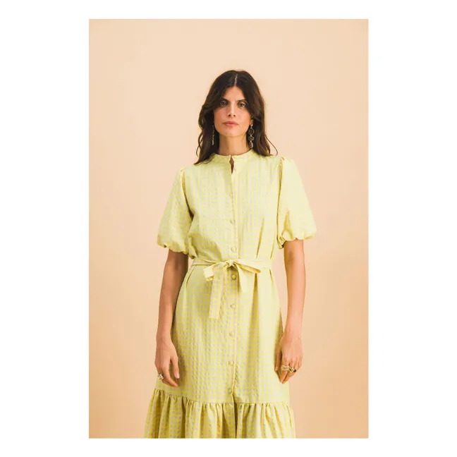 Robe Clémence Coton | Vert