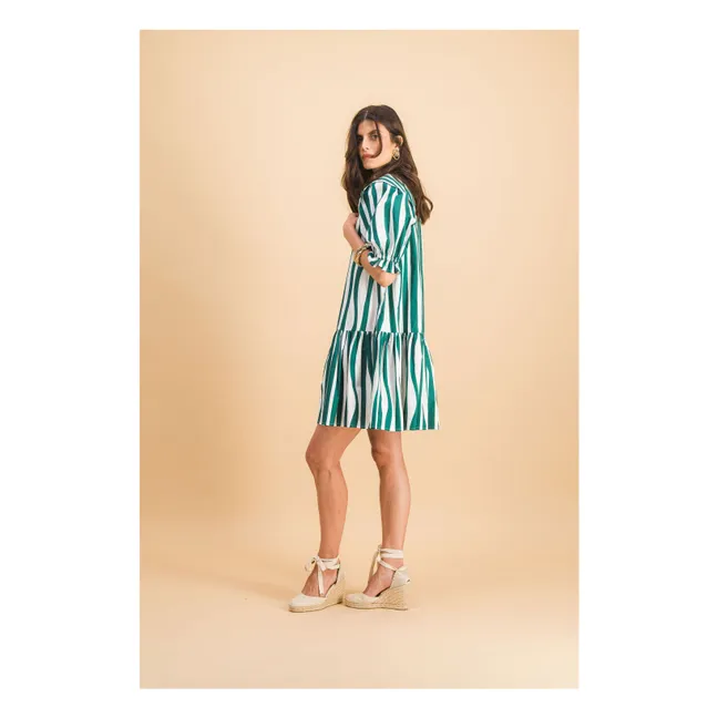 Robe Chloebe Coton | Vert