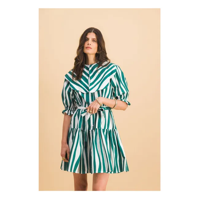 Robe Chloebe Coton | Vert
