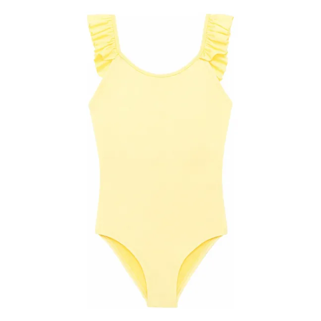 Traje de baño de 1 pieza Bora Bora Fibras recicladas | Amarillo
