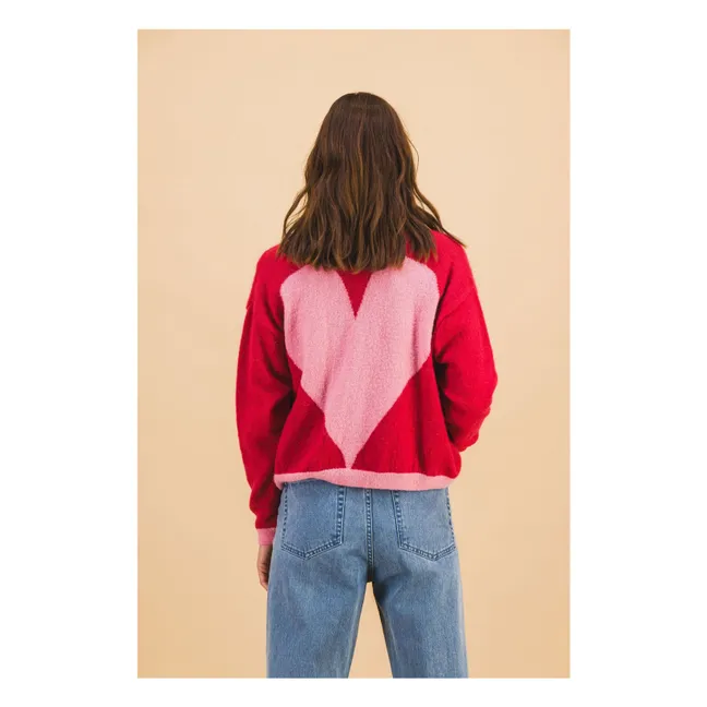 Cardigan Julia | Rose/Rouge