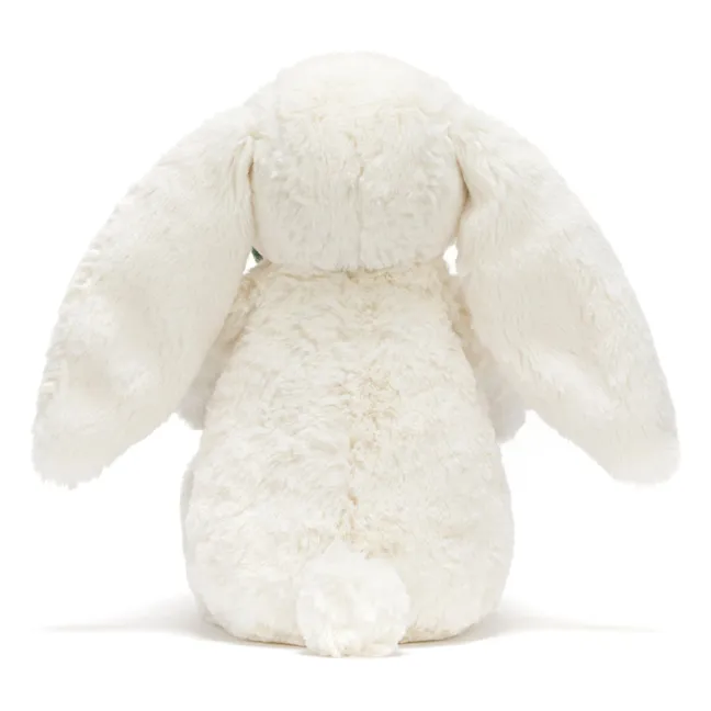 Peluche Cream Bunny with Plant