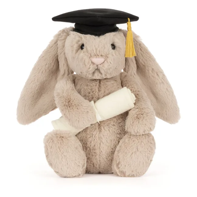 Peluche Lapin diplomé