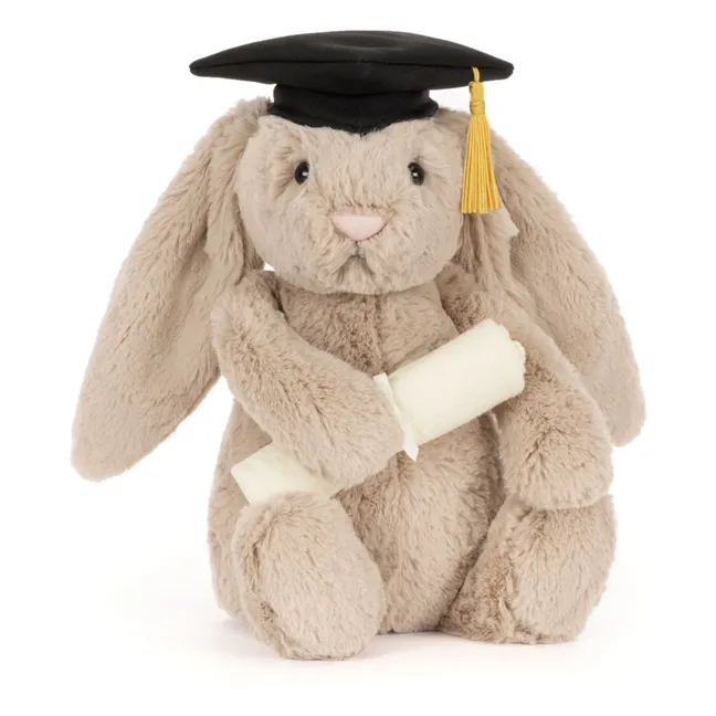 Peluche Lapin diplomé