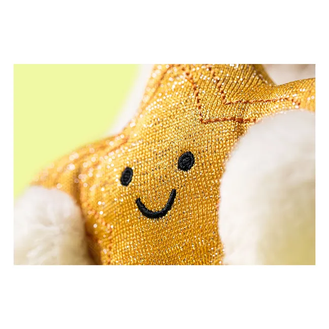 Peluche Cream Bunny with Star