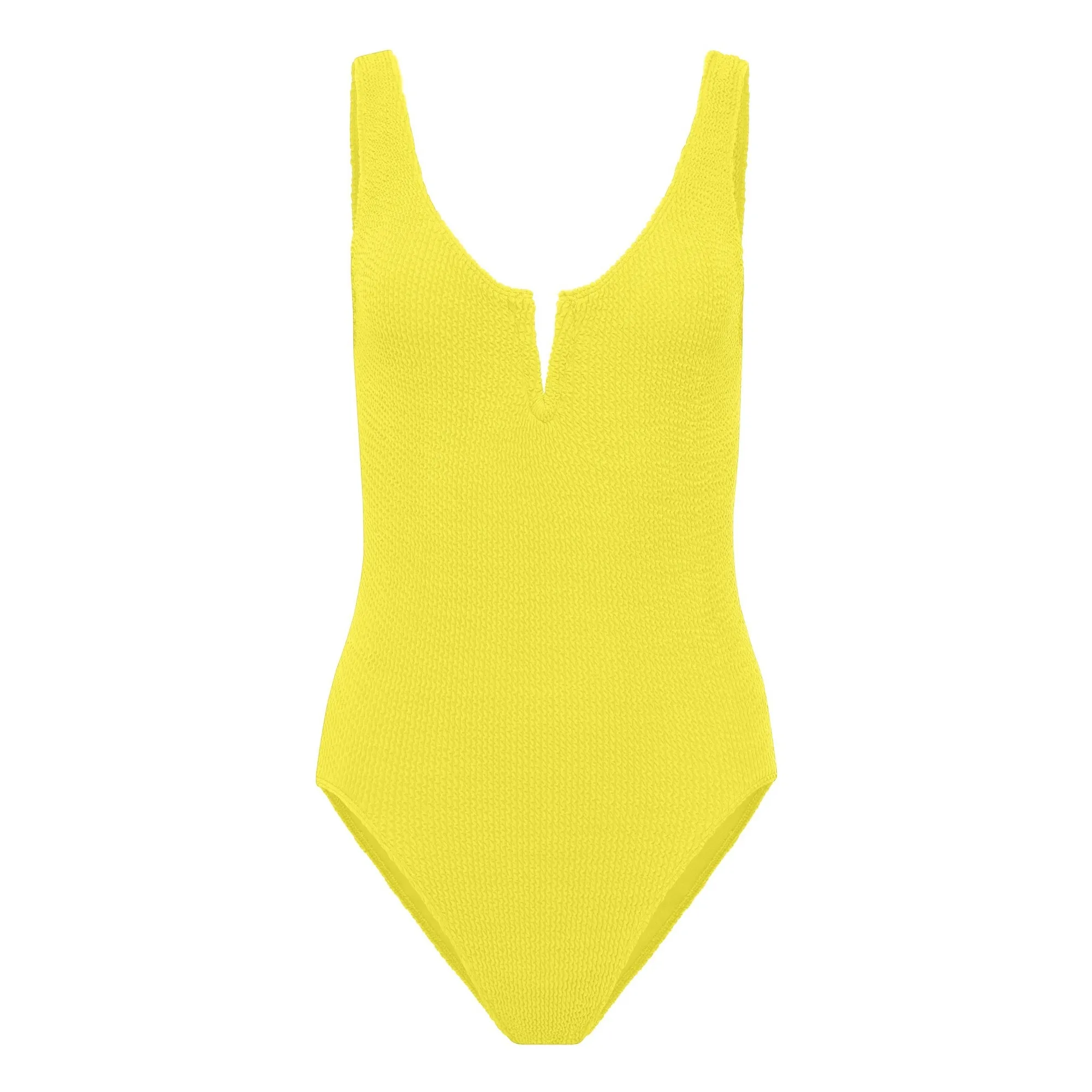 Sorbet Island Women's Yellow Ava One Piece Swimsuit