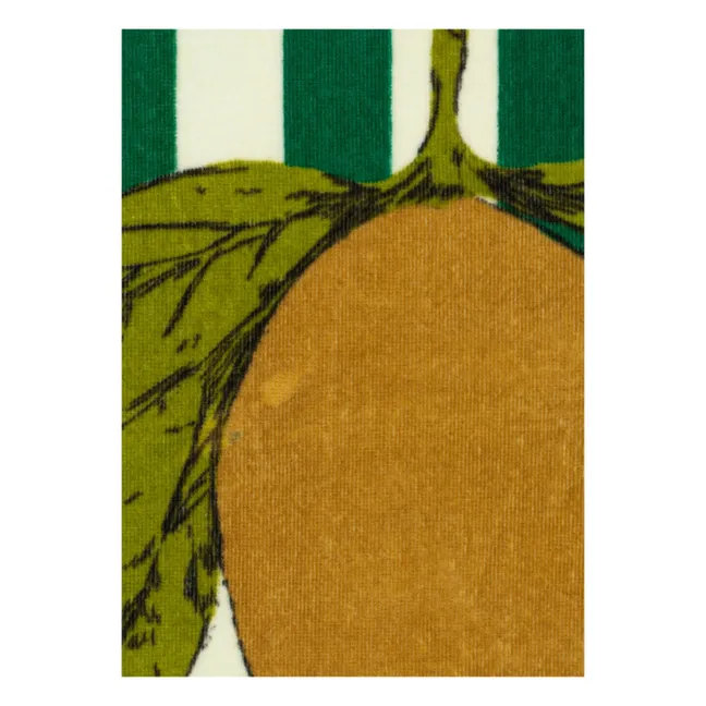 Toalla de playa de limón | Verde