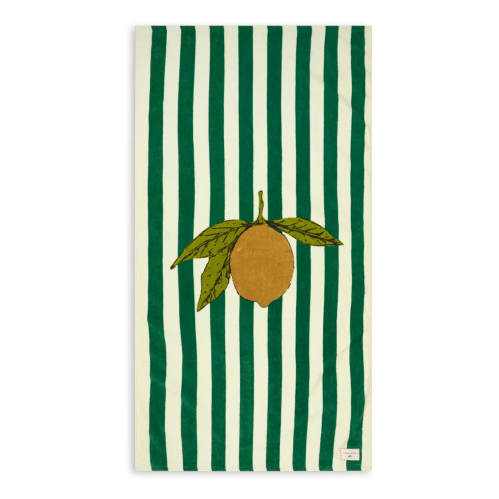 Serviette de plage Lemon | Vert- Image produit n°0