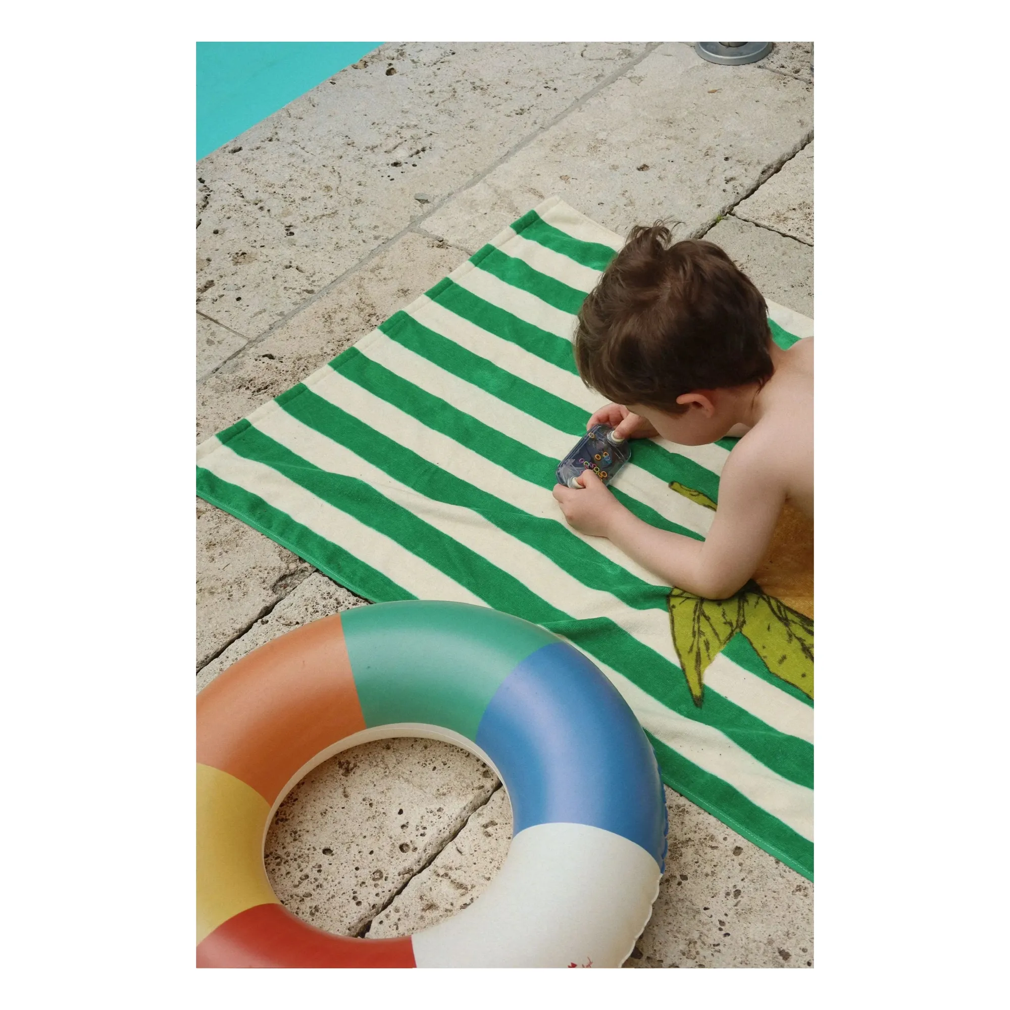 Serviette de plage Lemon | Vert- Image produit n°1