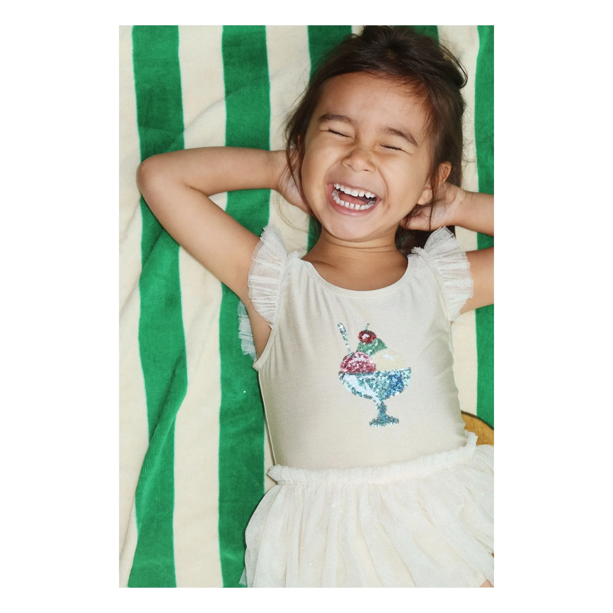 Serviette de plage Lemon | Vert- Image produit n°2
