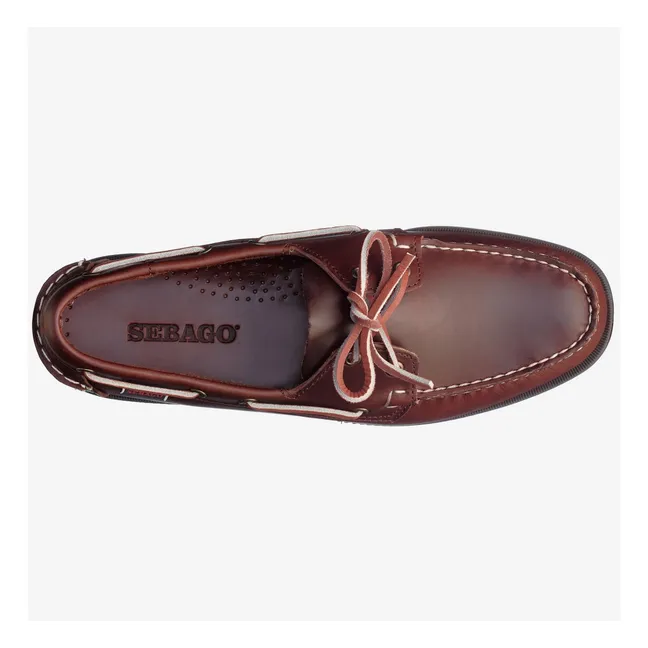 Docksides Portland Waxed Mokassins | Hellbraun