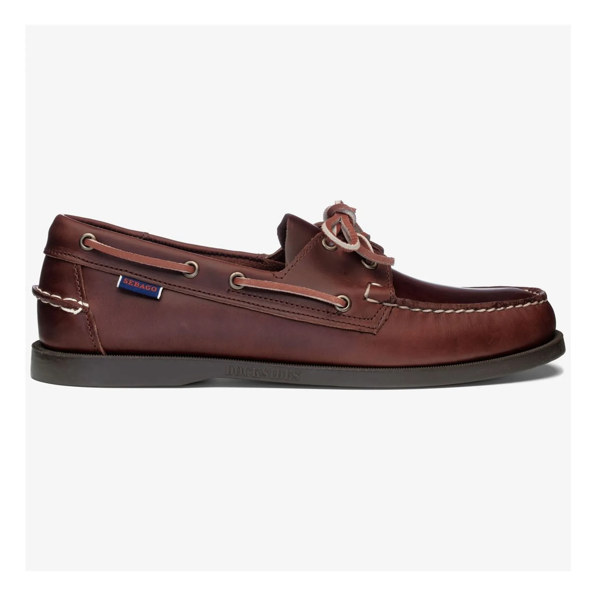 Sebago Light Brown Docksides Portland Waxed Loafers