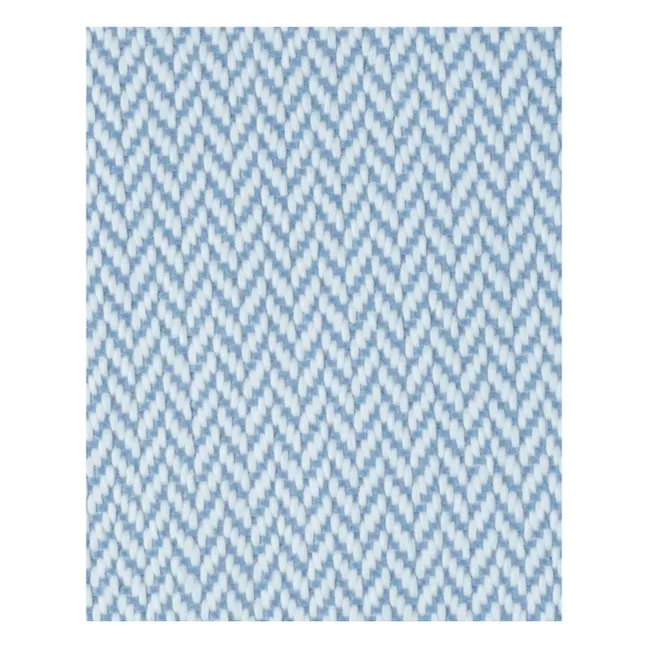 Outdoor ottoman | Light blue