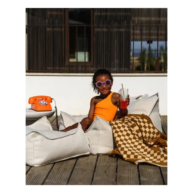 Outdoor ottoman | Sand
