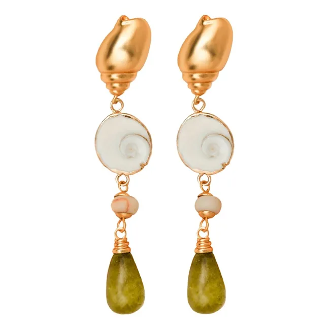 Caracola Earrings | Gold