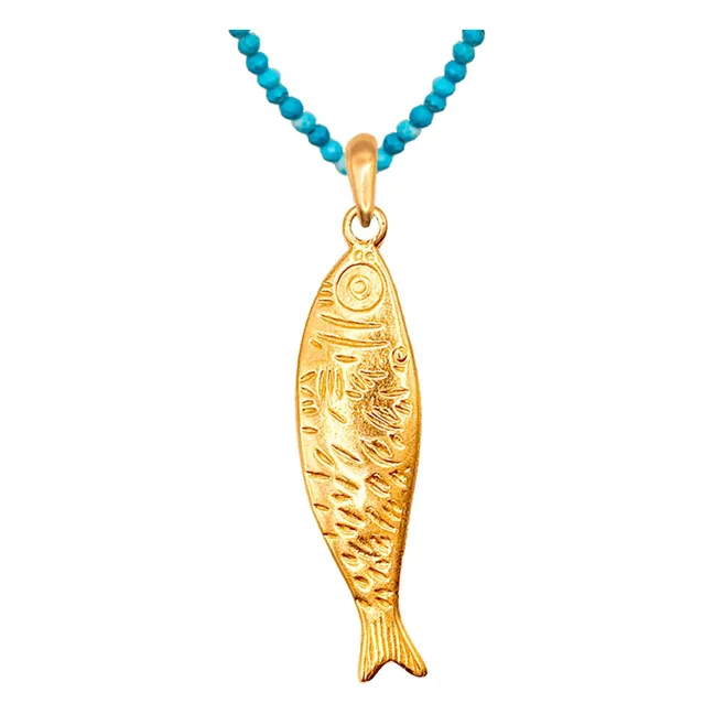Collier Chocker Sardina | Turquoise