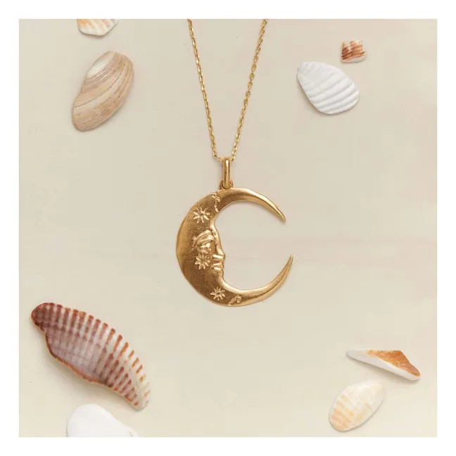 Luna necklace | Gold