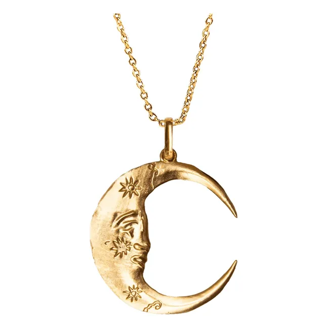Luna necklace | Gold