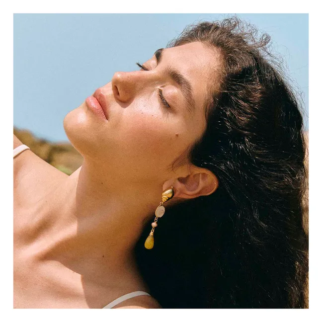 Pendientes Caracola | Dorado