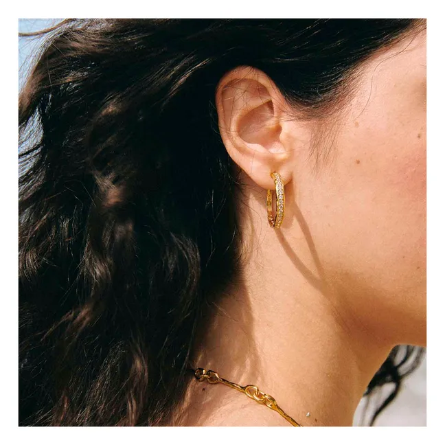 Boucles d'Oreilles Casilda | Doré