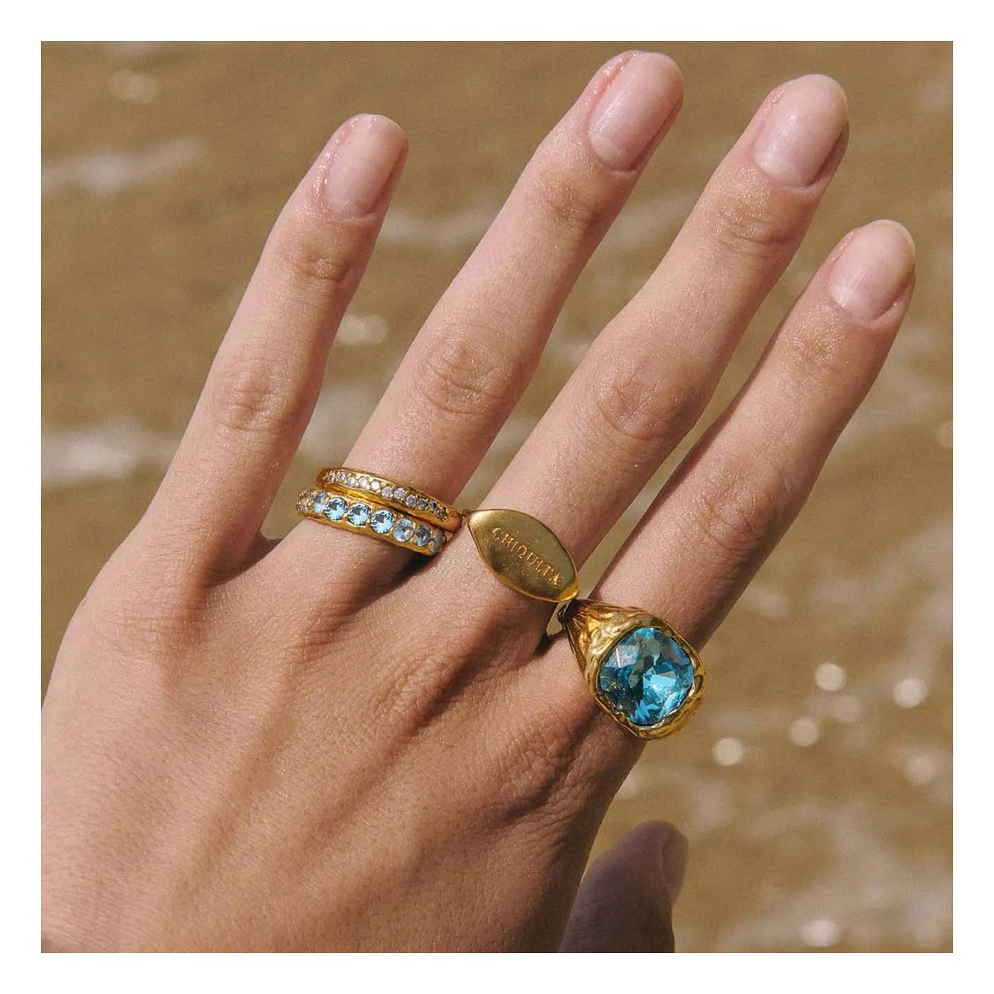 Bague Dolores | Bleu- Image produit n°2