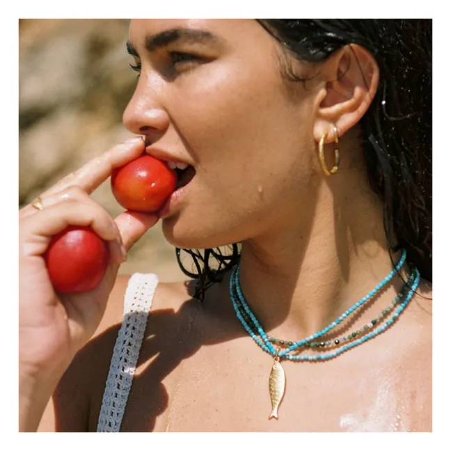 Collier Chocker Sardina | Turquoise