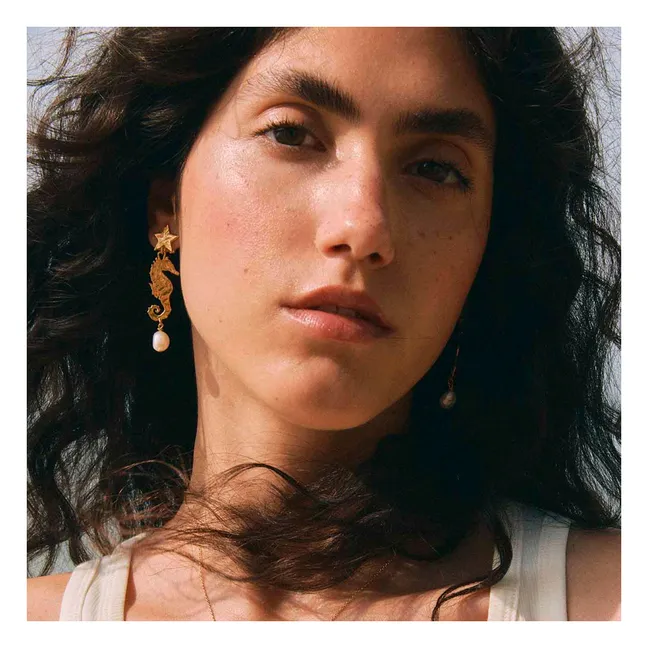 Cavaletto Earrings | Gold