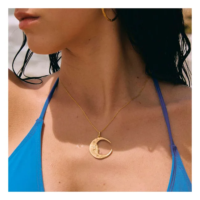Luna necklace | Gold