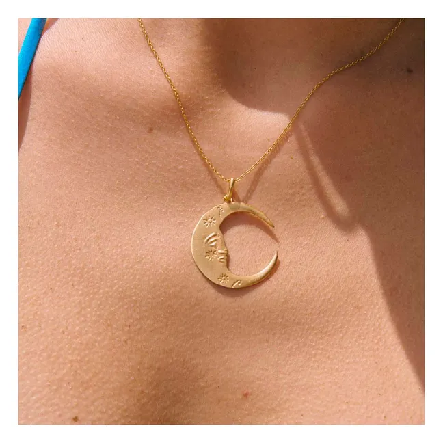 Luna necklace | Gold
