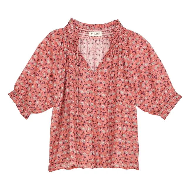 Bluse Darla Baumwolle | Rosa