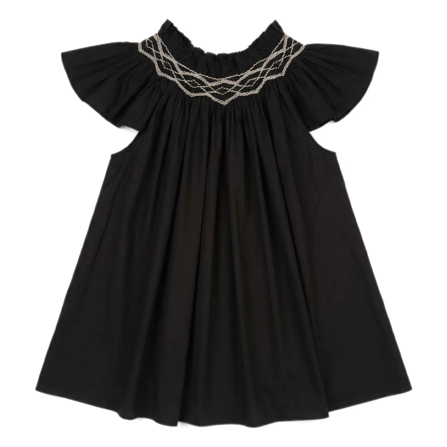 Bellepiece Black Mykonos Cotton Poplin Top