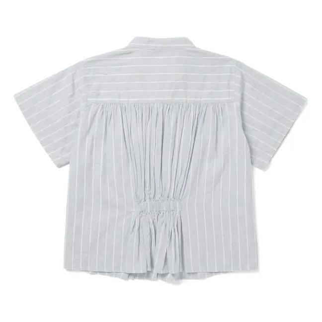 Blouse Rayures Patrizia Coton | Bleu ciel