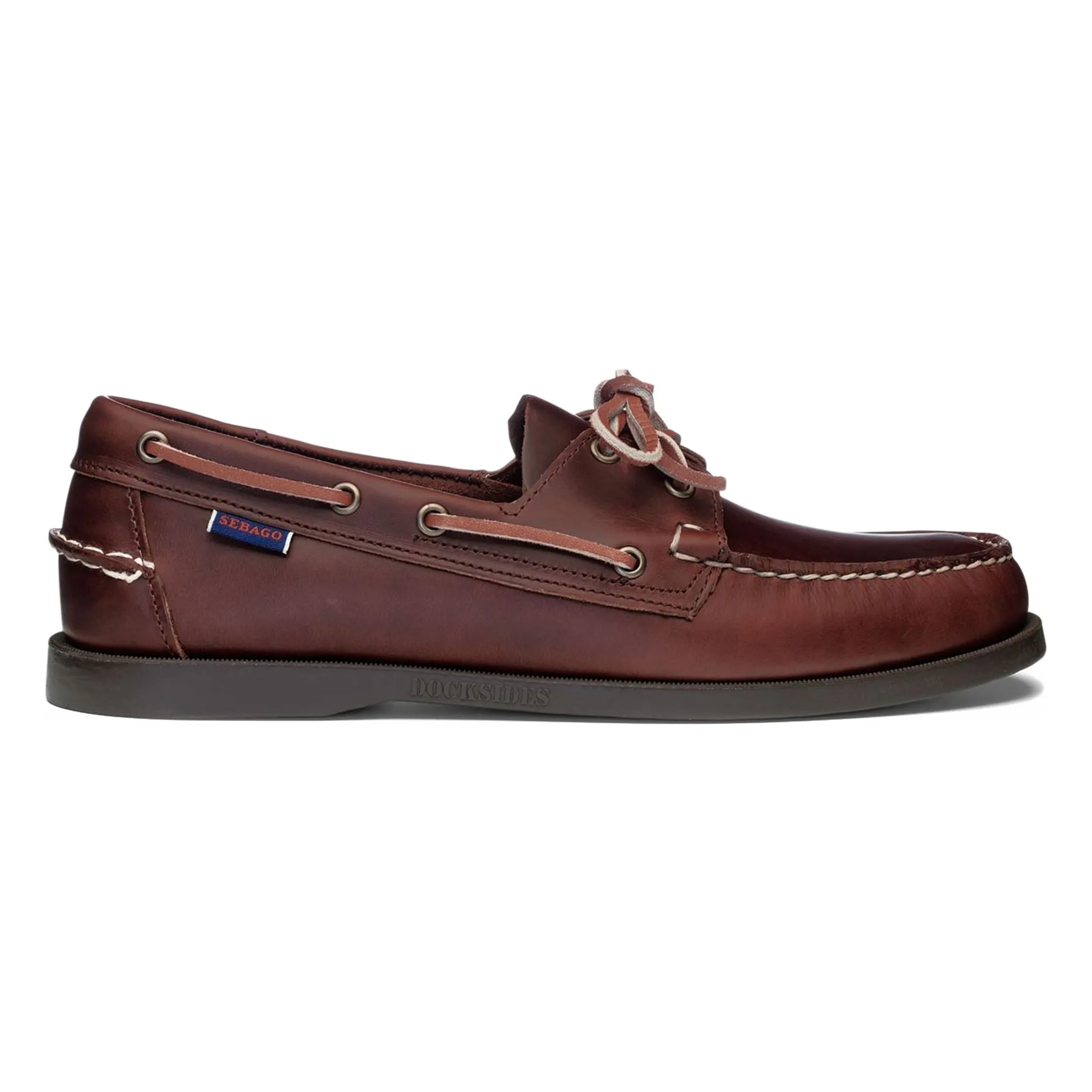Sebago Light Brown Docksides Portland Waxed Loafers