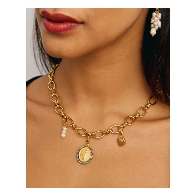 Collier Silver Maria | Argenté
