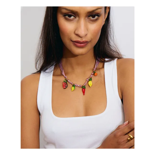 Collier Picnic | Rouge